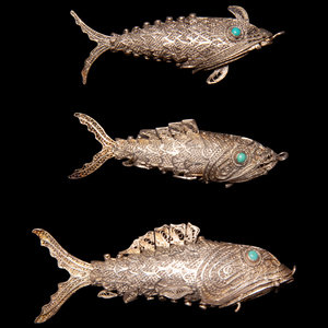 Three Chinese Reticulated Fish-Form