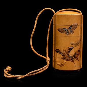 A Gold Lacquer Four-Case Inro
BY