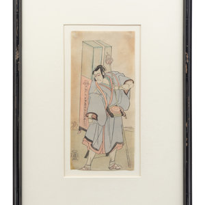 Two Ukiyo E School Woodblock Prints 18TH 351e4f