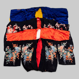 Four Silk Kimono two embroidered  351e61