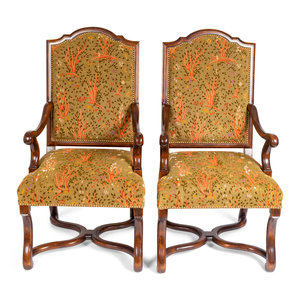 A Pair of Regence Style Walnut 351e8f