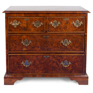 A George I Style Burl Walnut Chest 351eab