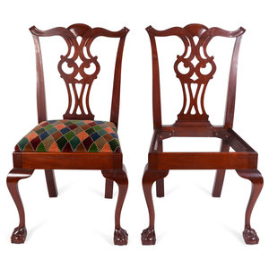 A Set of Four George II Style Mahogany 351ead