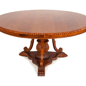 A Regency Style Carved  Rosewood