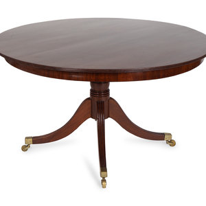 A Regency Mahogany Tilt-Top Breakfast