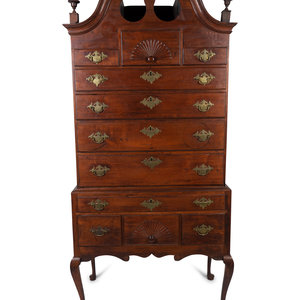 A Queen Anne Style Carved Cherrywood 351ed6