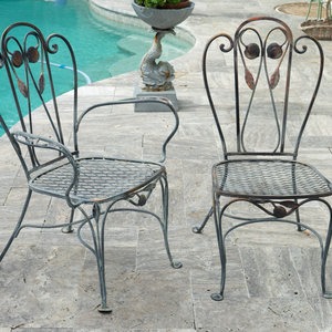 Twelve Salterini Wrought Iron Dining 351ee6