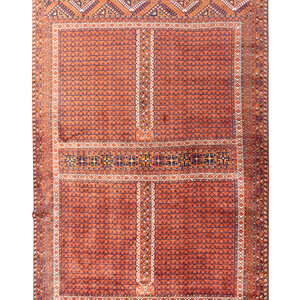 A Yomud Bokhara Wool Carpet 20TH 351f24