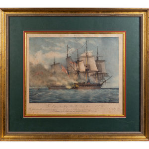 A Pair of Nautical Lithographs Belgian  351faf