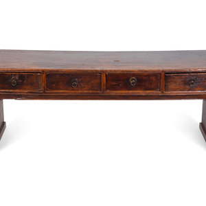 A Chinese Elmwood Bench
Height