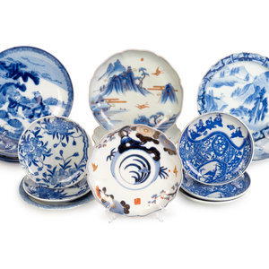 A Collection of Fifteen Asian Blue 351fd4