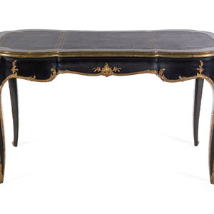 A Louis XV Style Gilt Bronze Mounted