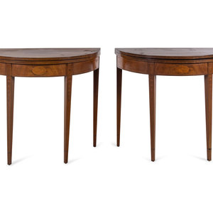A Pair of George III Style Mahogany 35200a