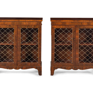 A Pair of Regency Style Rosewood 35200d