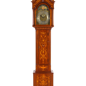 A Chippendale Style Marquetry Tall 352016