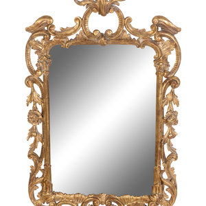 A George II Style Giltwood Mirror 19th 352061