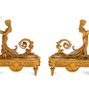 A Pair of Louis XVI Style Gilt