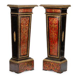 A Pair of Napoleon III Gilt Bronze