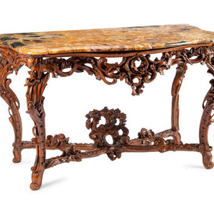 An Italian Rococo Carved Walnut 3520f2