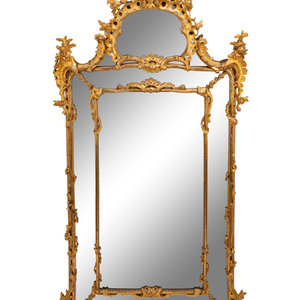 An Italian Rococo Giltwood Mirror 18th 352101