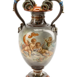 A Berlin K P M Porcelain Vase 19th 352140