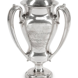 An American Silver Trophy Retailed by