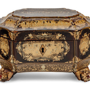 A Chinese Export Lacquered Work