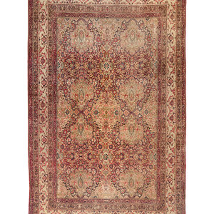 A Kirman Wool Rug Circa 1910 11 3521ce