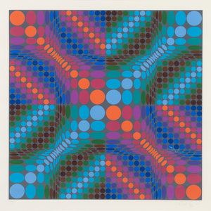 Victor Vasarely
(French/Hungarian, 1906-1997)
Untitled
serigraph
signed