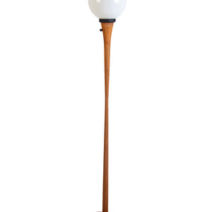 Danish Mid 20th Century Floor Lamp wood  352273