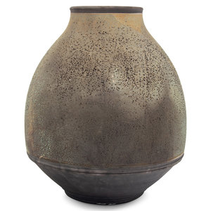 Harvey Sadow American b 1946 Vessel raku 3522ed