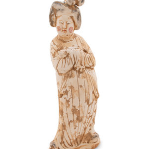 A Chinese Painted Pottery Figure 35238a