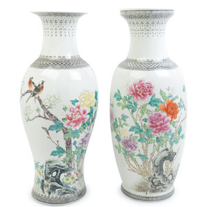 Two Chinese Famille Rose Porcelain