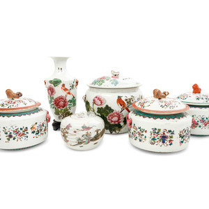 Six Chinese Famille Rose Porcelain 352393