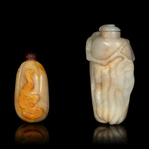 Two Chinese Jade Snuff Bottles 35240f