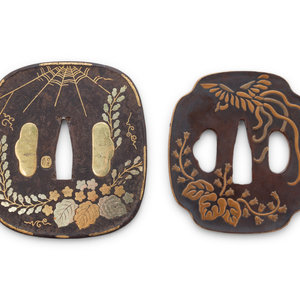 Two Japanese Mixed Metal Inlaid 352427