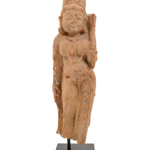An Indian Sandstone Figure of a