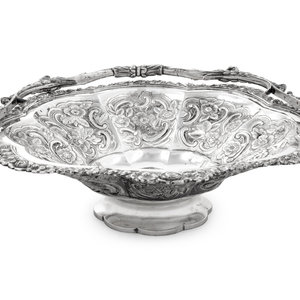 A George III Silver Flower Basket J E  352483