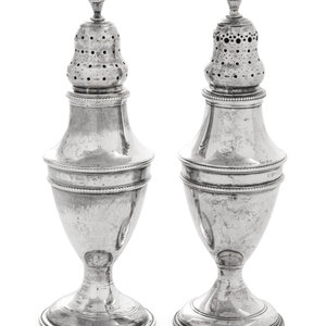 A Near Pair of George III Silver