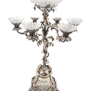 A Victorian Silver Plate Epergne Thomas 352497