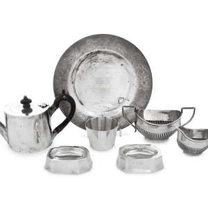 A Collection of Eight English Silver 35249a