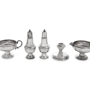 A Group of Five American Silver
