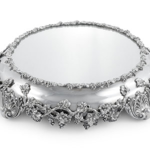 A Silver-Plate and Mirror-Inset