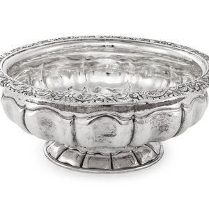 A Nicholas I Russian Silver Bowl Mark 3524d0