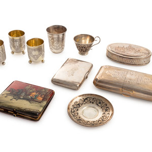 A Collection of Russian Silver