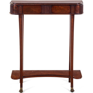 A French Mahogany Console Table Height 3524dc