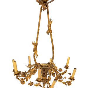 A French Gilt Bronze Eight Light 3524e4