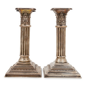 A Pair of American Silver Candlesticks
Redlich