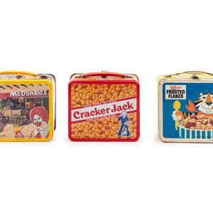 A "Cracker Jack" Lunch Box, a "Ronald