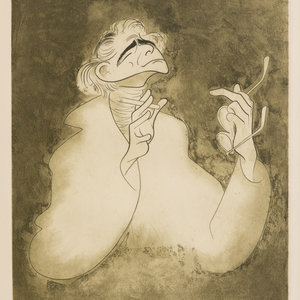 Al Hirschfeld (American, 1903-2003)
lithograph
signed